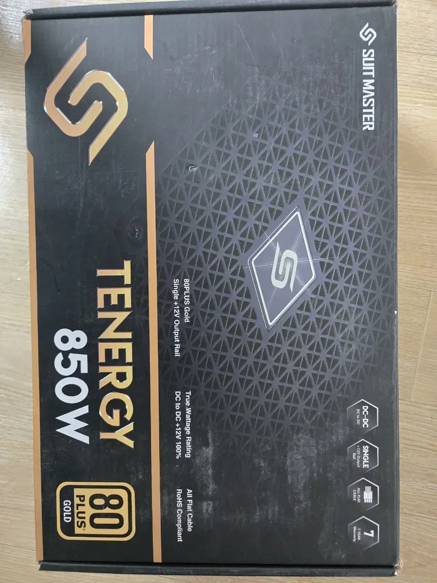 슈트마스터 TENERGY 850W 80PLUS GOLD 파워 미사용 풀박